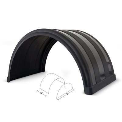 Semi Trailer Plastic Fender Mudguard 