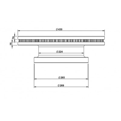 Brake Disc For Mercedes Actros Axor 9424212112 