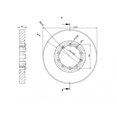 Brake Disc For SAF SKRB 9022